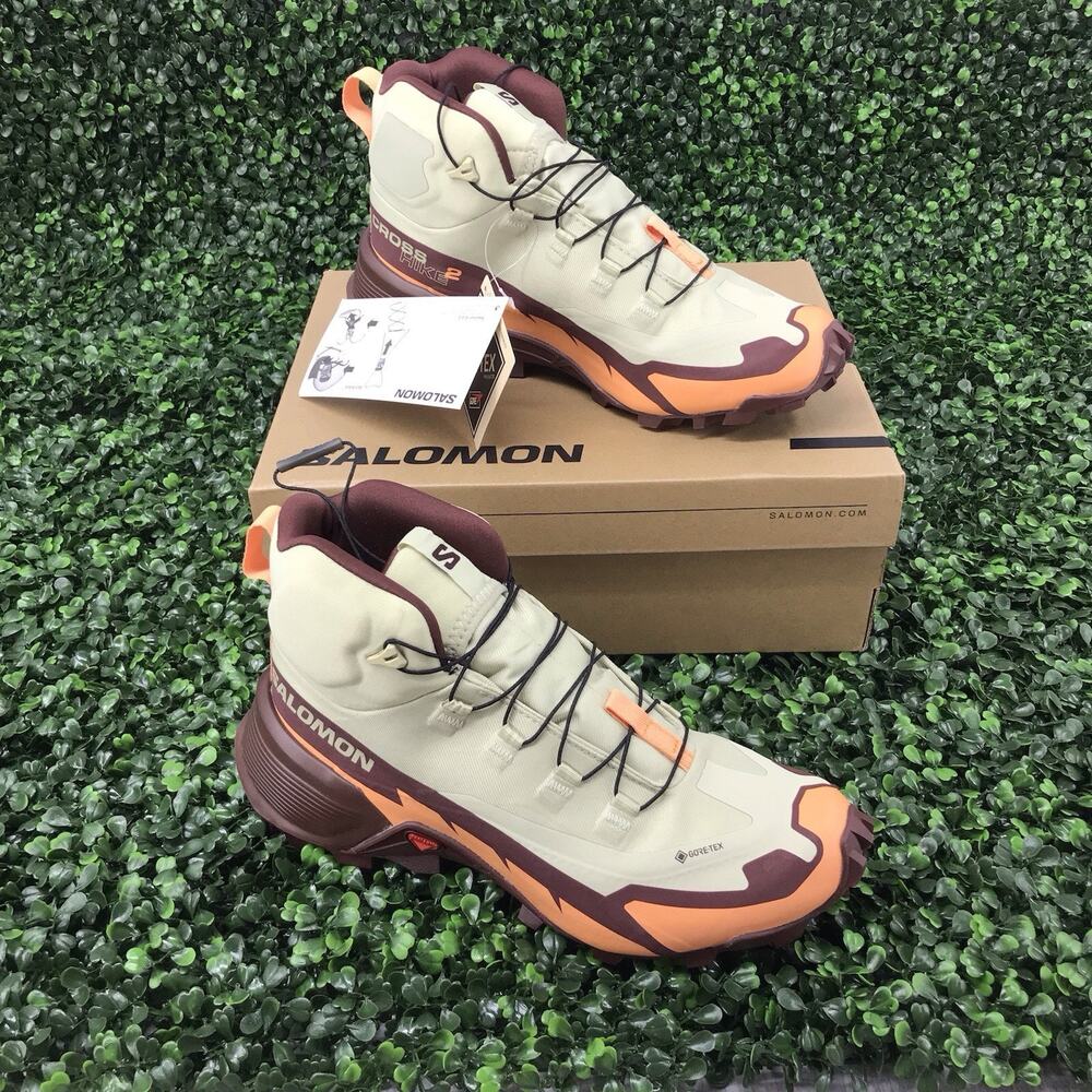 Salomon Women's Shoes in Cream and Orange